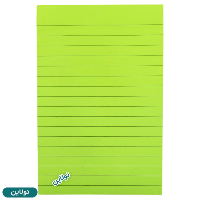 قیمت و خرید کاغذ یادداشت مدل استیک نوت چسبی سایز A6 خط دار کایزر Kaiser SK388 | نولاین