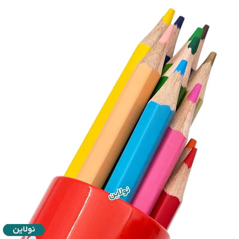 قیمت و خرید مداد رنگی 12 رنگ فکتیس استوانه ای فلزی | نولاین