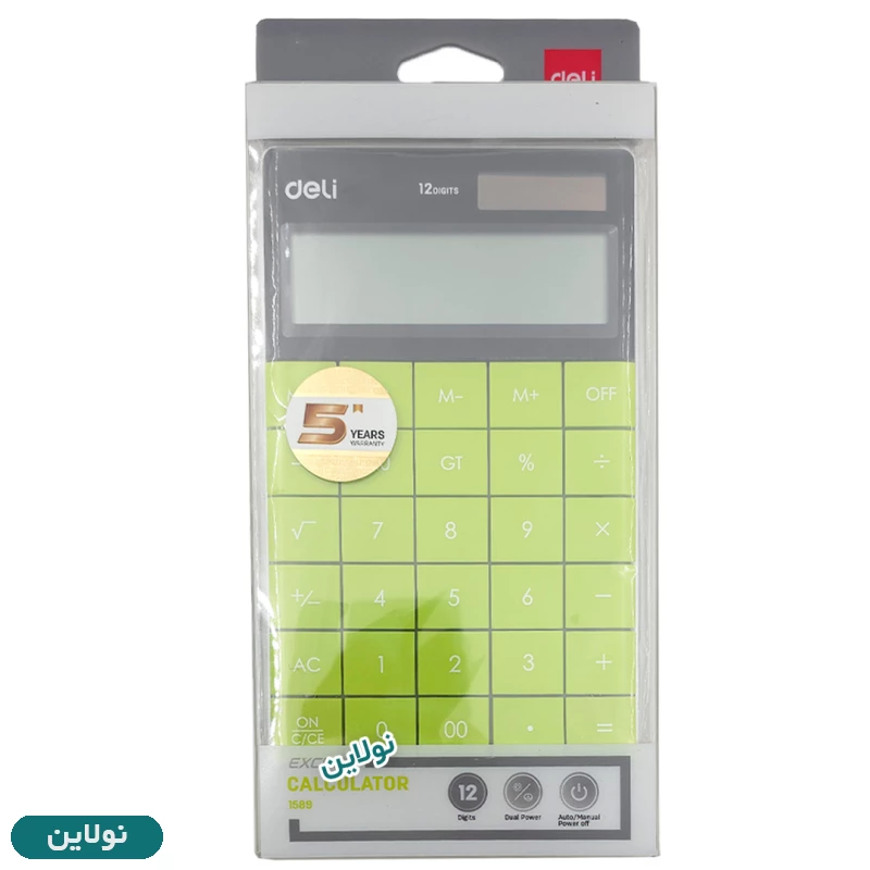 قیمت و خرید ماشین حساب رومیزی 12 رقمی دلی مدل Exceed 1589 | نولاین