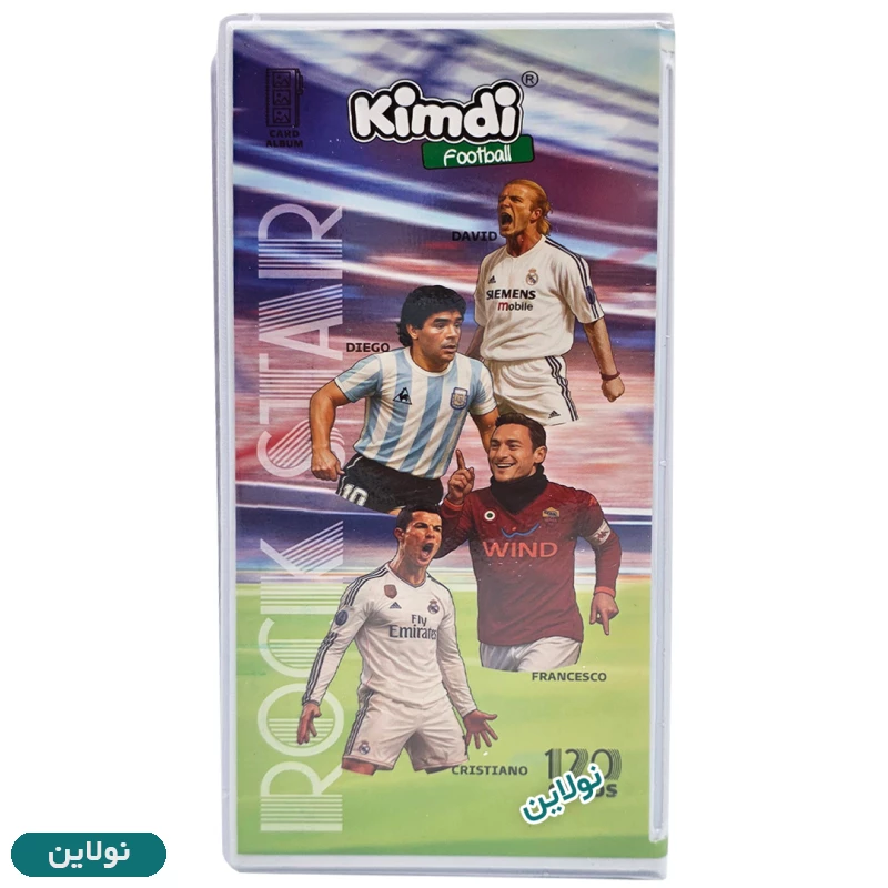 قیمت و خرید آلبوم کارت بازی کیمدی 2026 ظرفیت 120 عددی طرح راک استارز Rock Stars | نولاین