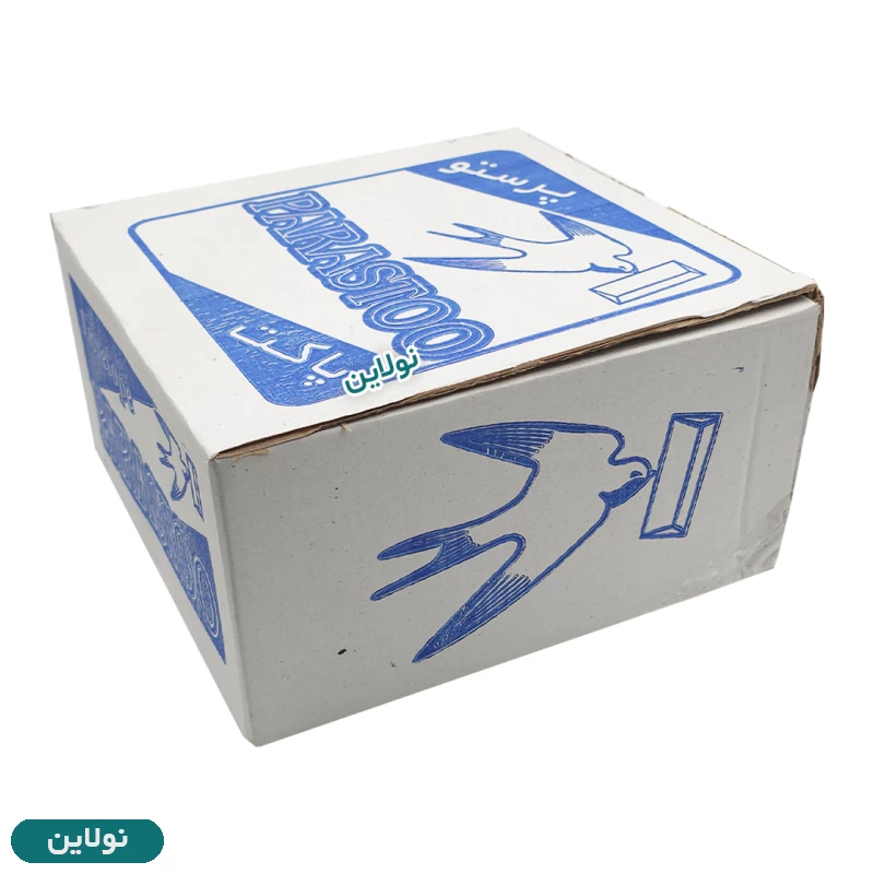 قیمت و خرید پاکت نامه و پول سفید ملخی پرستو بسته 500 عددی | نولاین