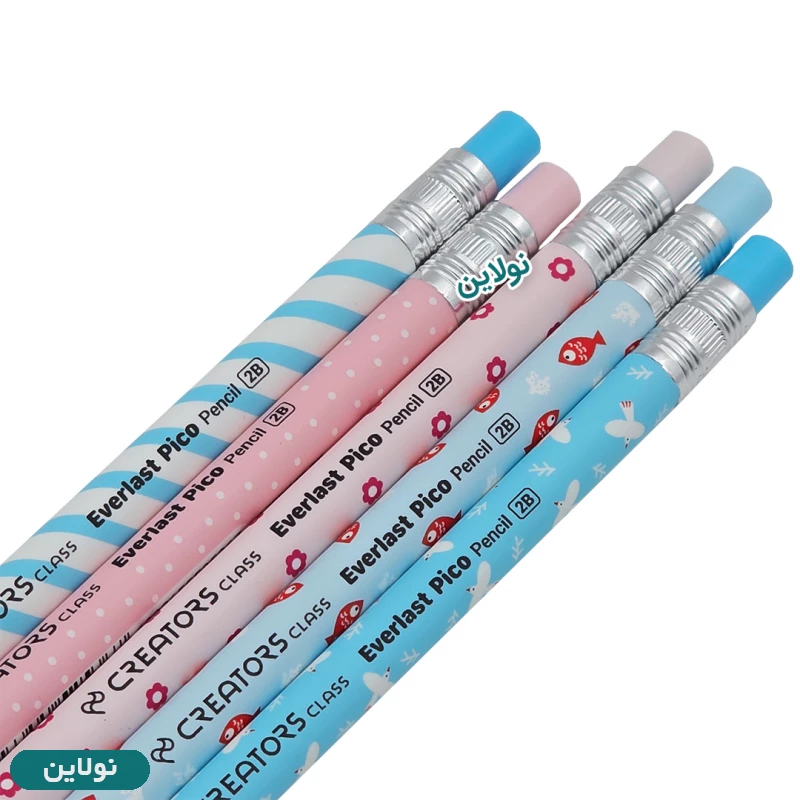 قیمت و خرید مداد مشکی اتودی سی کلاس مدل پیکو everlast pico سری 2 ضخامت 2 میلی متری بسته 10 عددی + تراش | نولاین