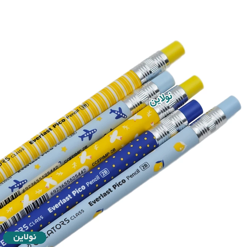 قیمت و خرید مداد مشکی اتودی سی کلاس مدل پیکو everlast pico سری 3 ضخامت 2 میلی متری بسته 10 عددی + تراش | نولاین