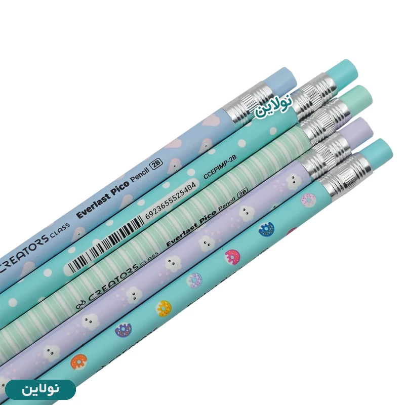 قیمت و خرید مداد مشکی اتودی سی کلاس مدل پیکو everlast pico سری 1 ضخامت 2 میلی متری بسته 10 عددی + تراش | نولاین