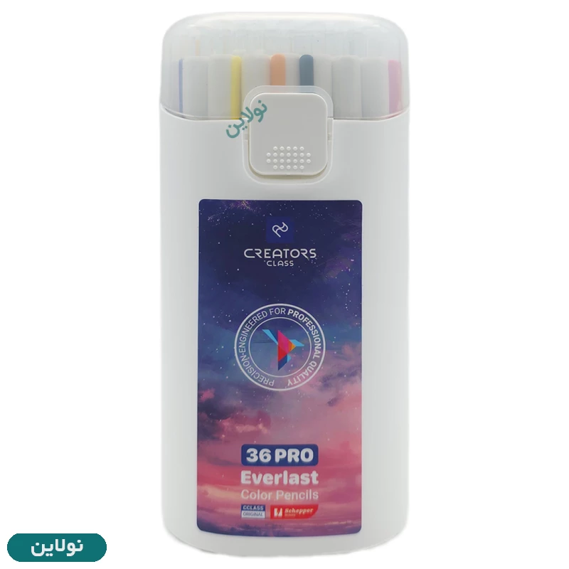 قیمت و خرید مداد رنگی اتودی 36 رنگ Pro سی کلاس مدل Everlast Pro ضخامت 3 میلی متری + تراش کد CP30-36 | نولاین