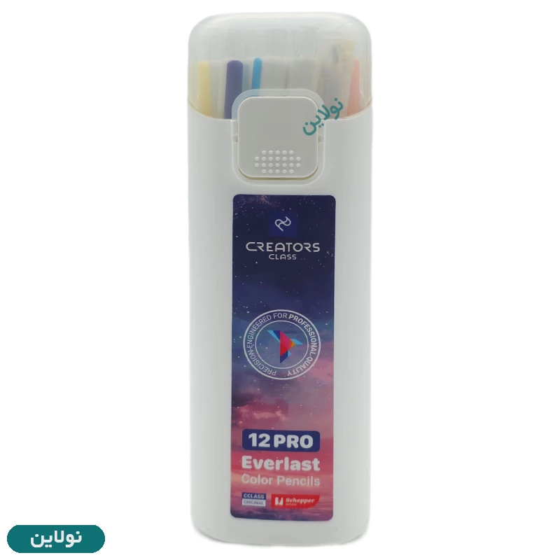 قیمت و خرید مداد رنگی اتودی 12 رنگ Pro سی کلاس مدل Everlast Pro ضخامت 3 میلی متری + تراش کد CP30-12 | نولاین
