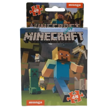 پازل 48 تکه مونگا طرح ماینکرافت | نولاین