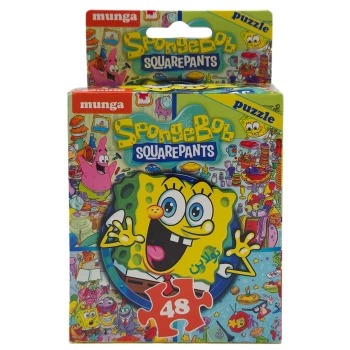 پازل 48 تکه مونگا طرح باب اسفنجی | نولاین