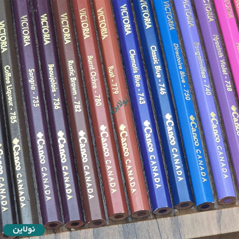 قیمت و خرید مداد رنگی 48 رنگ ویکتوریا کنکو Victoria جعبه چوبی | نولاین