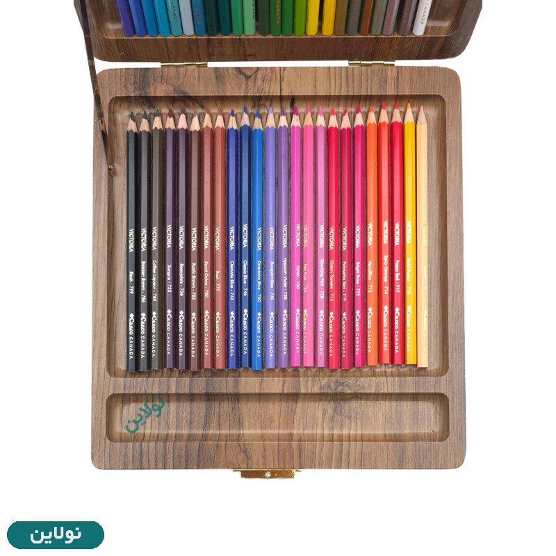 قیمت و خرید مداد رنگی 48 رنگ ویکتوریا کنکو Victoria جعبه چوبی | نولاین