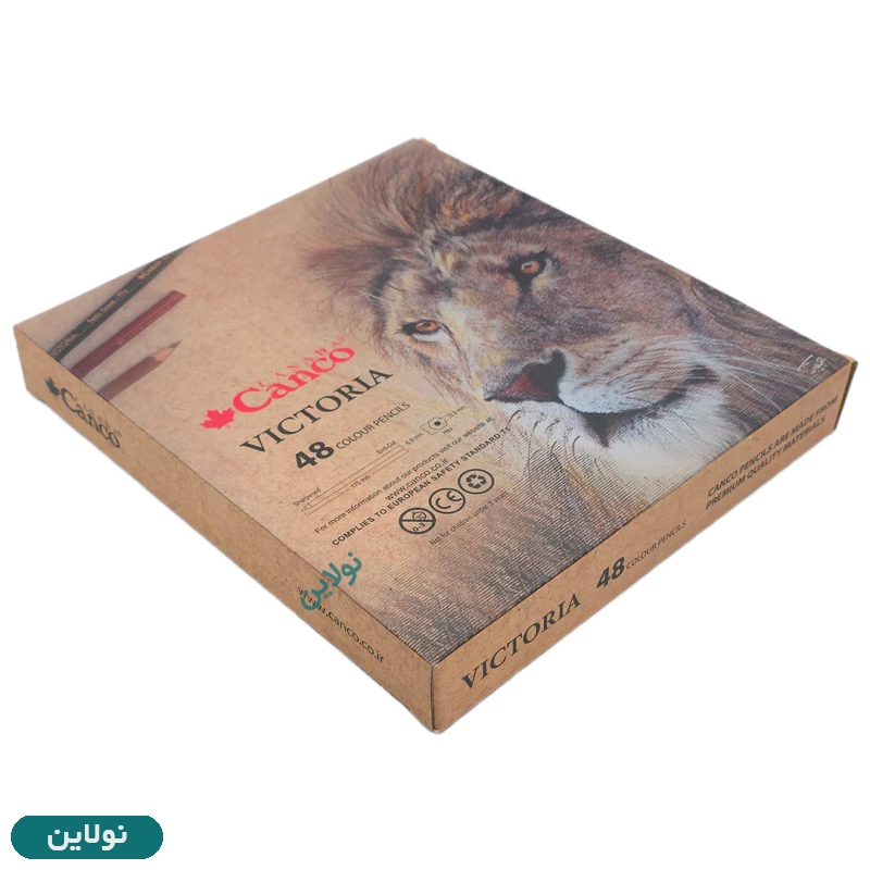 قیمت و خرید مداد رنگی 48 رنگ ویکتوریا کنکو Victoria جعبه چوبی | نولاین