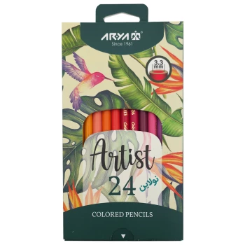 مداد رنگی 24 رنگ آرتیست آریا Arya Artist کد 3602 | نولاین