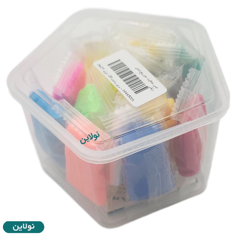 قیمت و خرید خمیر کلی سبک 15 عددی مدل 5 ضلعی سفیر | نولاین