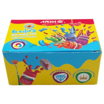گواش 6 رنگ جعبه ای آریا کد 4027 | نولاین