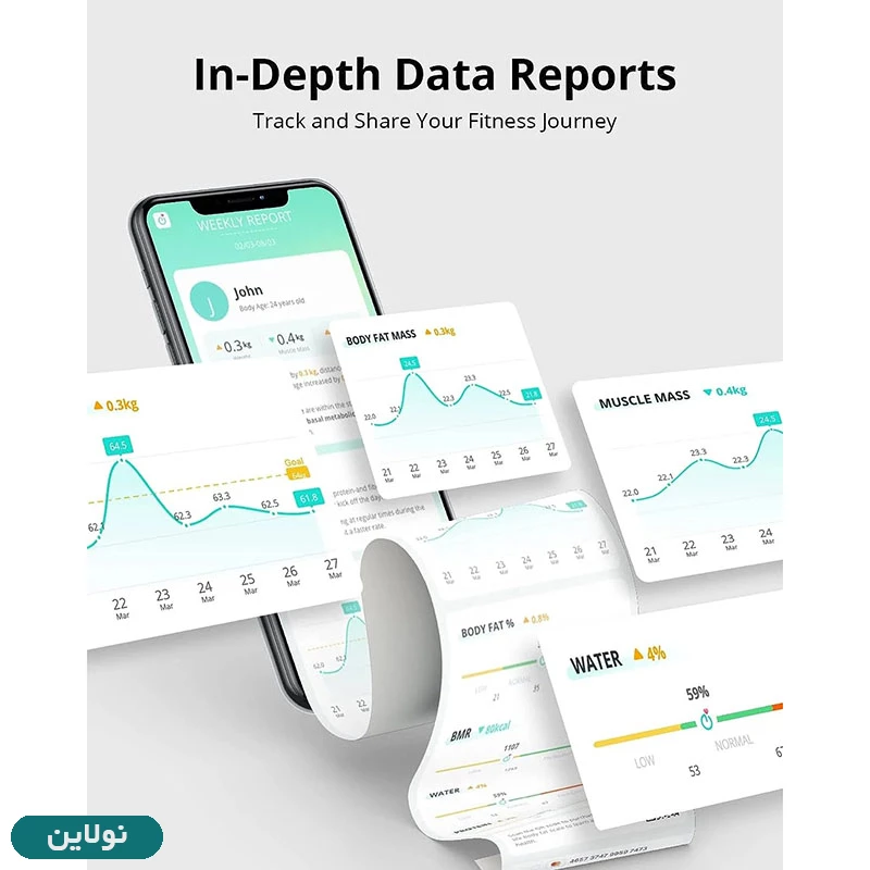 قیمت و خرید ترازو هوشمند انکر Eufy Smart Scales P2 Pro مدل T9149 | نولاین