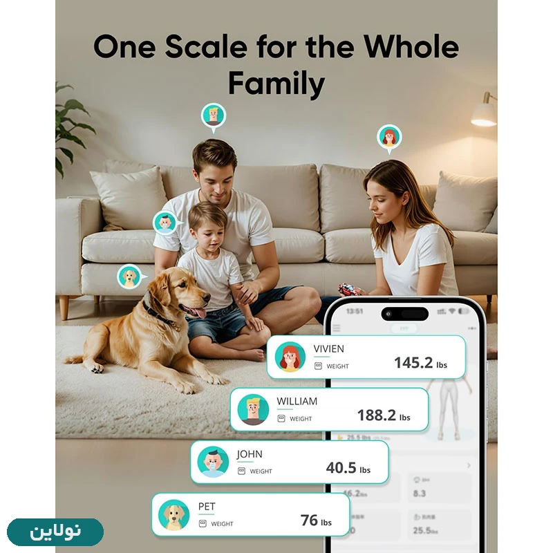 قیمت و خرید ترازو هوشمند انکر Eufy Smart Scales C20 مدل T9130 | نولاین