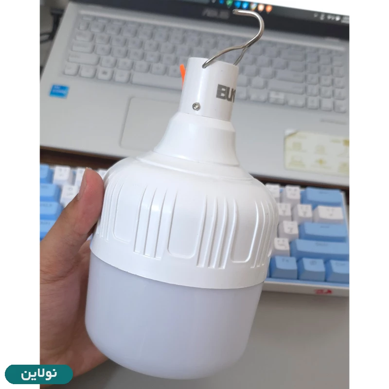 قیمت و خرید لامپ مدل چراغ شارژی قابل حمل بوکو مدل 80 وات کد BUKU LED LB-04 | نولاین
