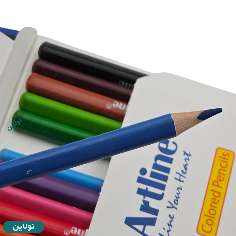 قیمت و خرید مداد رنگی 12 رنگ آرت لاین artline جعبه مقوایی کد ECP12-P/IL | نولاین