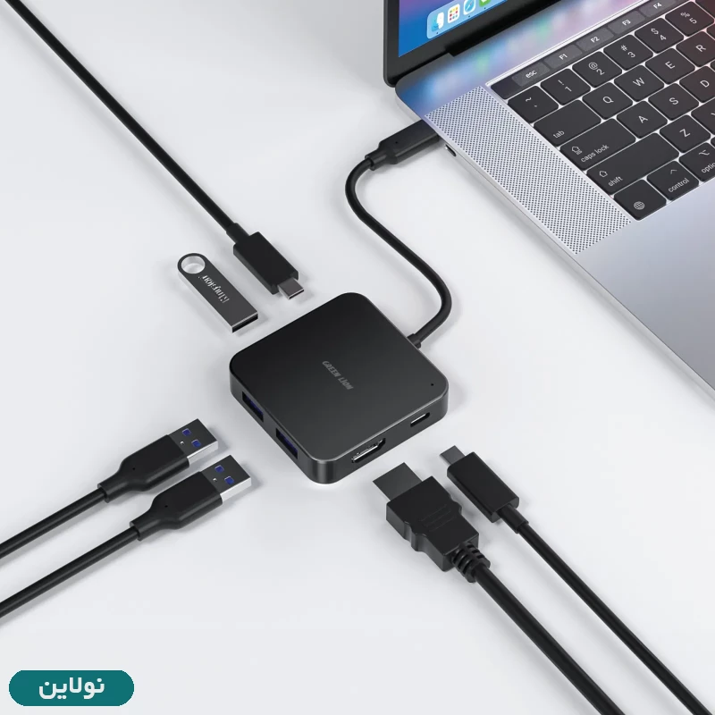 قیمت و خرید هاب 7 پورت USB گرین لاین مدل GHB-7 | نولاین