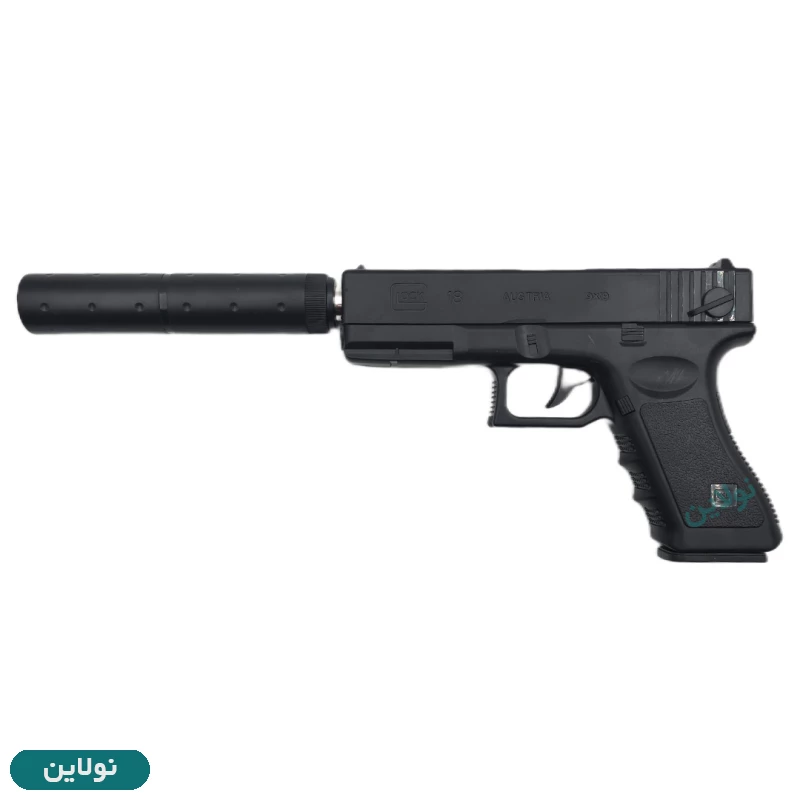 قیمت و خرید تفنگ اسباب بازی مدل کلت لیزر دار P180-2 | نولاین