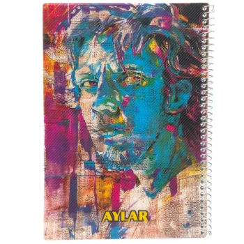 دفتر مشق تک خط 80 برگ آیلار طرح بزرگان جهان کد 629 | نولاین