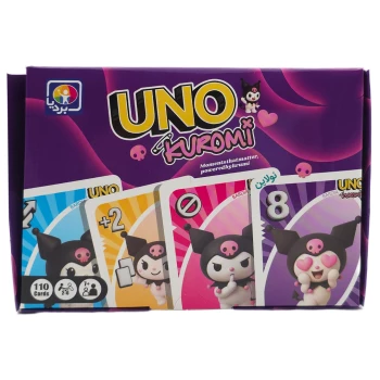 کارت بازی فکری اونو 110 عددی کرومی UNO بردیا کد 4018 | نولاین