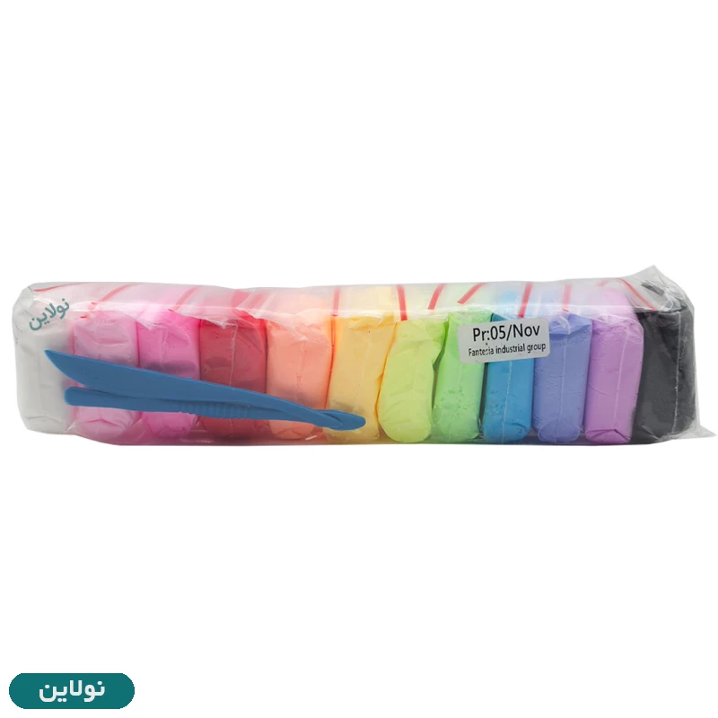 قیمت و خرید خمیر کلی پاستلی 12 رنگ فانتزیا سایز 26 سانتی متری کد 7786 Fantesia | نولاین