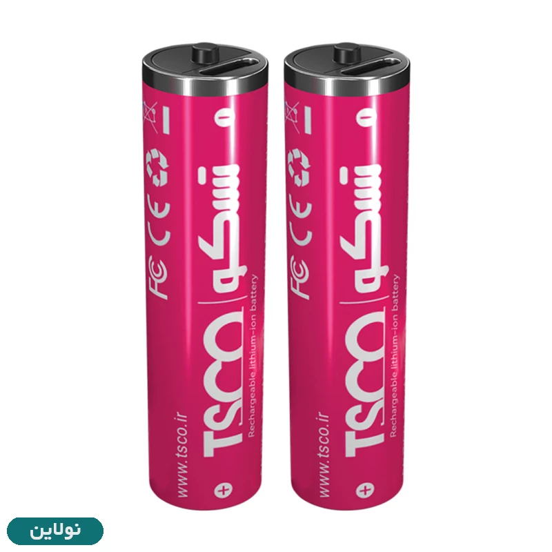 قیمت و خرید باتری قلمی شارژی تسکو AA بسته 2 عدد به همراه کابل شارژ کد TBL 20 | نولاین