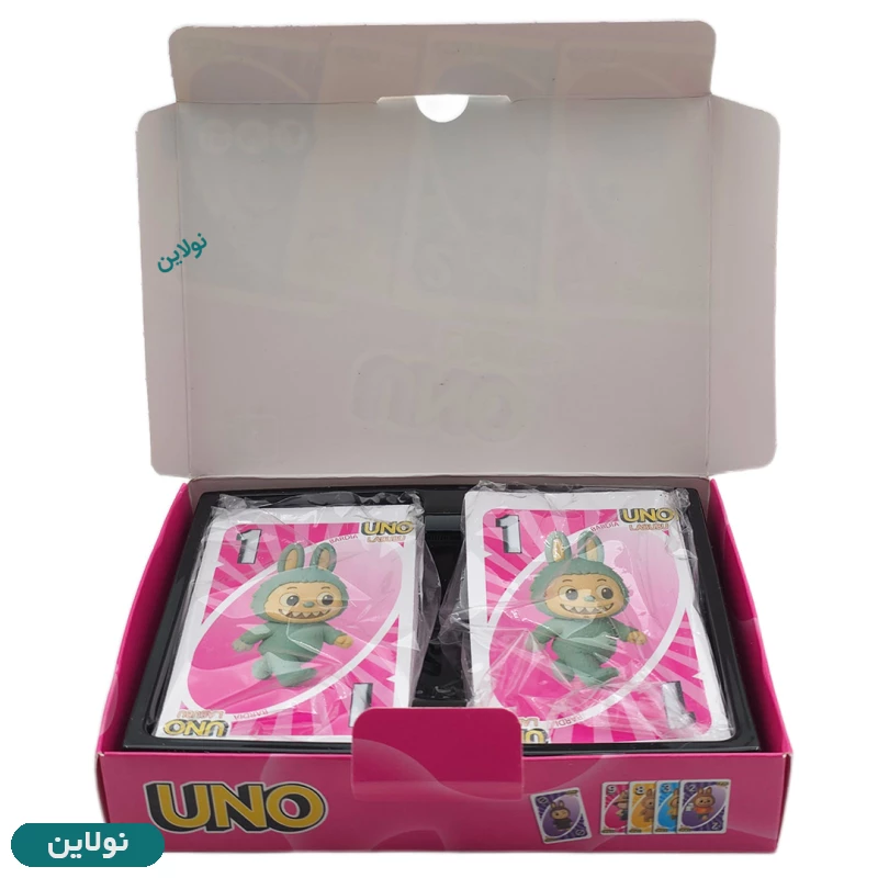 قیمت و خرید کارت بازی فکری اونو 110 عددی لبوبو UNO بردیا کد 4014 | نولاین