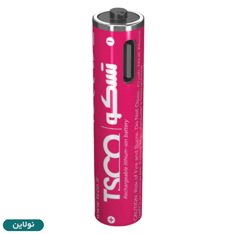 قیمت و خرید باتری نیم قلمی شارژی تسکو AAA بسته 2 عدد به همراه کابل شارژ کد TBL 10 | نولاین