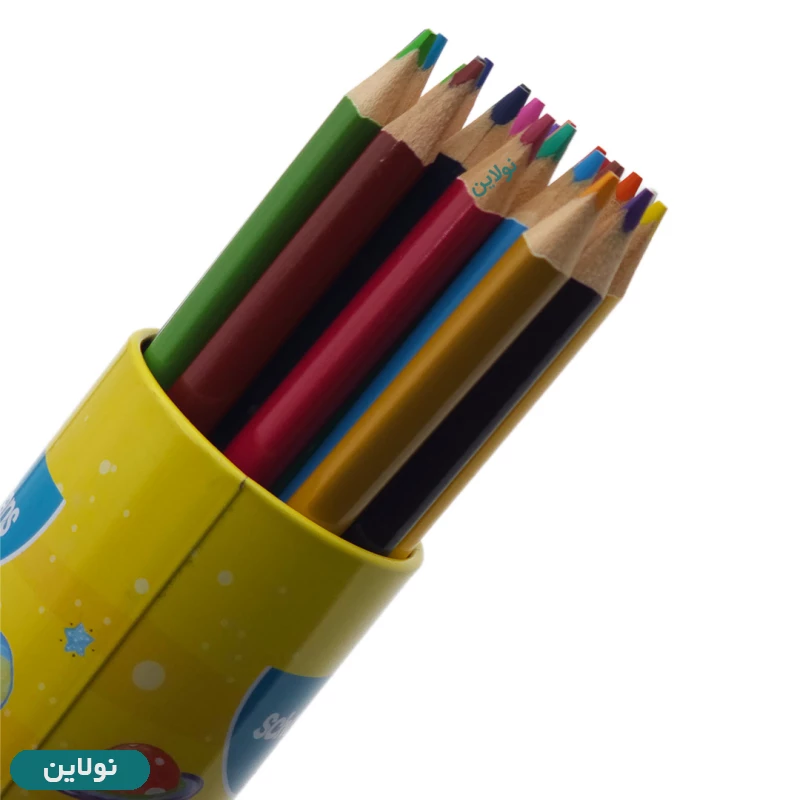 قیمت و خرید مداد رنگی 24 رنگ موشکی اسکول فنس کد FA92441 | نولاین