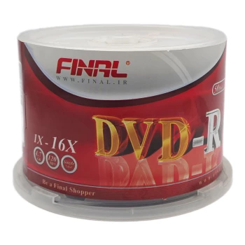 دی وی دی خام فینال Final DVD-R بسته 50 عددی | نولاین