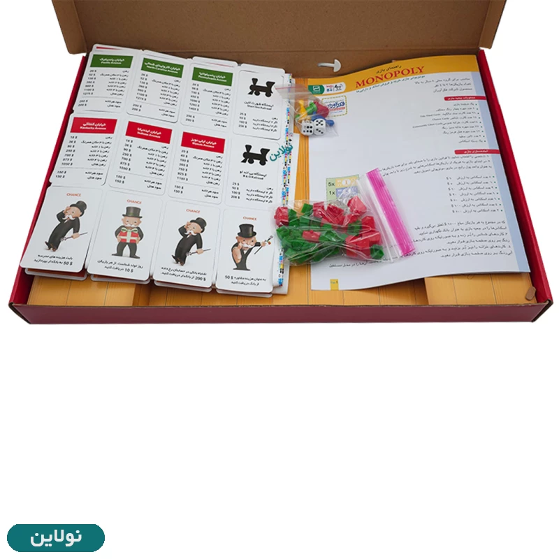 قیمت و خرید بازی فکری مونوپولی Monopoly کلاسیک فکرآوران | نولاین