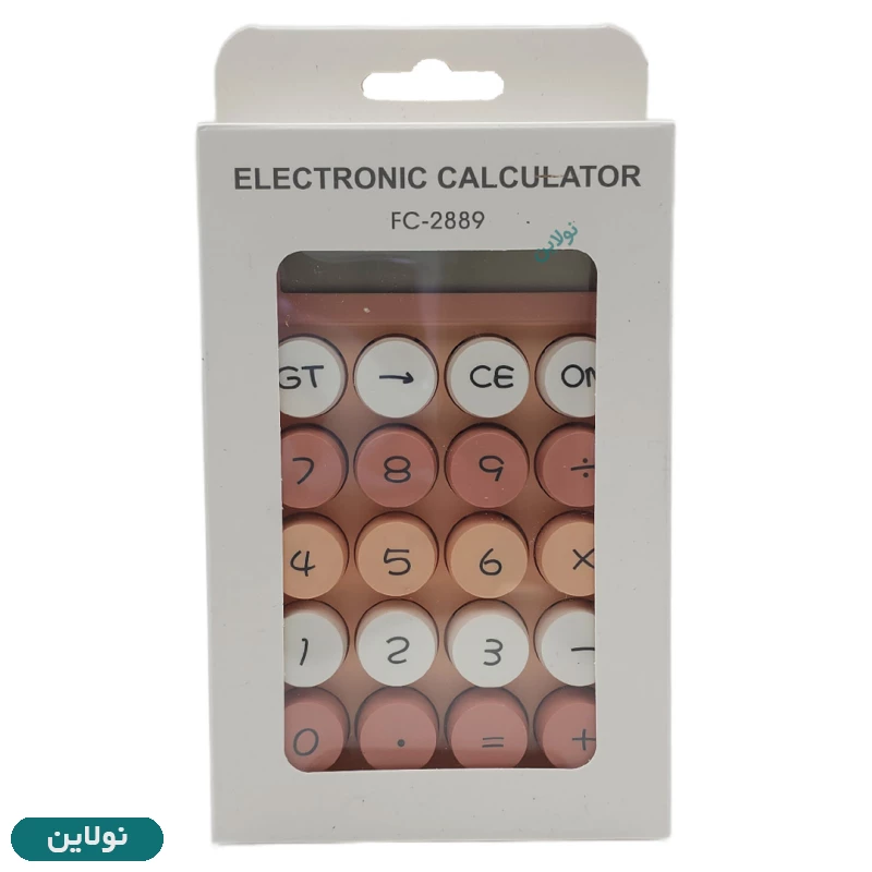 قیمت و خرید ماشین حساب رومیزی 10 رقمی فانتزی مدل کاپی بارا کد FC-2889 | نولاین