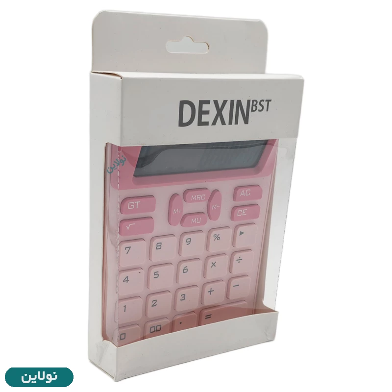 قیمت و خرید ماشین حساب رومیزی 12 رقمی Dexin مدل پاستلی کد DX-908 | نولاین