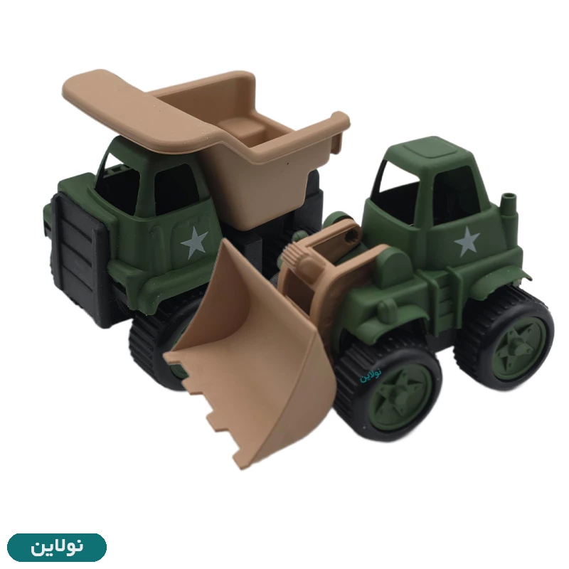قیمت و خرید پک 2 عددی ماشین اسباب بازی زینگو مدل کامیون های مجیک نظامی Magic Trucks | نولاین