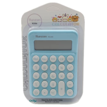 ماشین حساب رومیزی کوچک پاستلی Runzon کد Rz 836 | نولاین