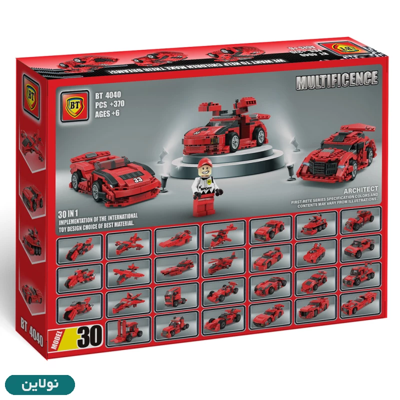 قیمت و خرید لگو ماشین 30 مدله Speed Champions بی تی کد BT4040 | نولاین