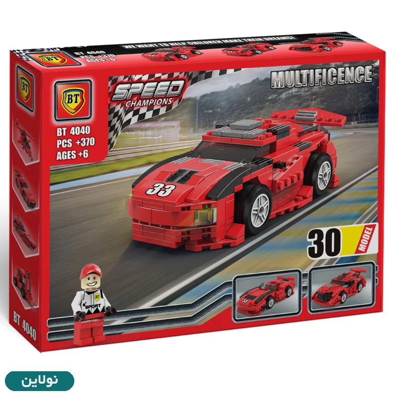 قیمت و خرید لگو ماشین 30 مدله Speed Champions بی تی کد BT4040 | نولاین