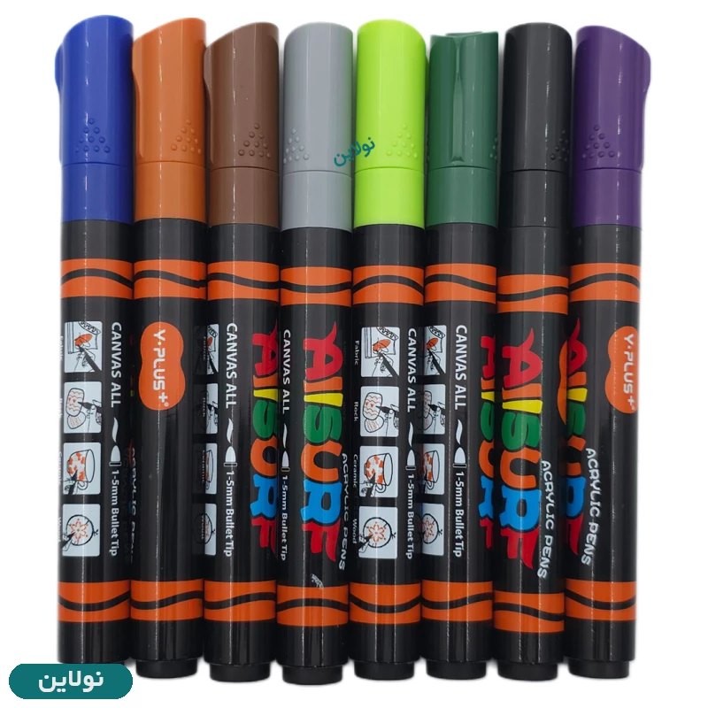 قیمت و خرید ماژیک اکریلیک 16 رنگ وای پلاس مدل Y plus Acrylic Pens | نولاین