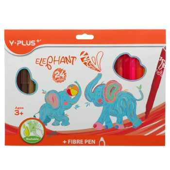 ماژیک نقاشی 24 رنگ وای پلاس مدل Y plus Elephant | نولاین