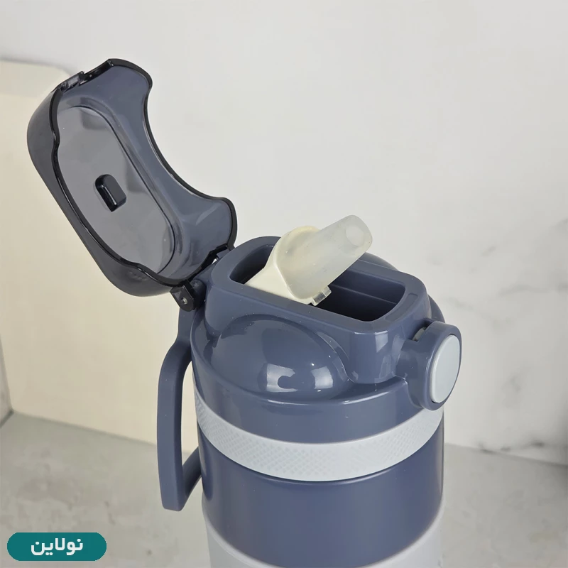 قیمت و خرید تراول ماگ فلزی طرح Rounds حجم 500 میلی لیتر کد Lookoo LK22208 | نولاین