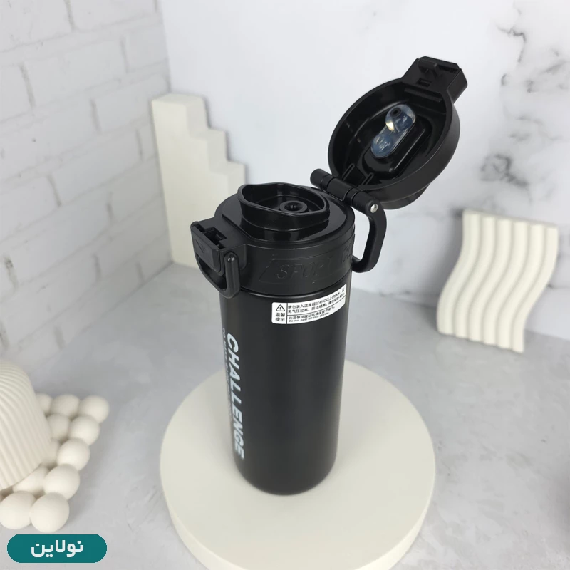 قیمت و خرید تراول ماگ فلزی طرح Challenge حجم 500 میلی لیتر کد Mr Dong DS3030 | نولاین