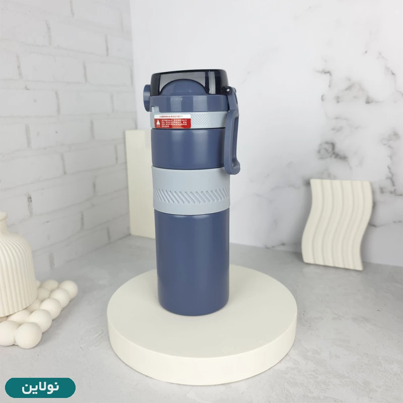 قیمت و خرید تراول ماگ فلزی طرح Rounds حجم 500 میلی لیتر کد Lookoo LK22208 | نولاین