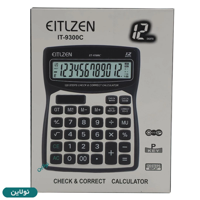 قیمت و خرید ماشین حساب رومیزی 12 رقمی Eitizen کد IT-9300C | نولاین
