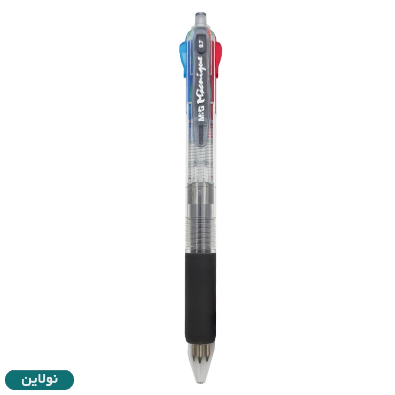 قیمت و خرید خودکار 4 رنگ فشاری ام اند جی ضخامت 0.7 میلی متری کد ABP80371 | نولاین