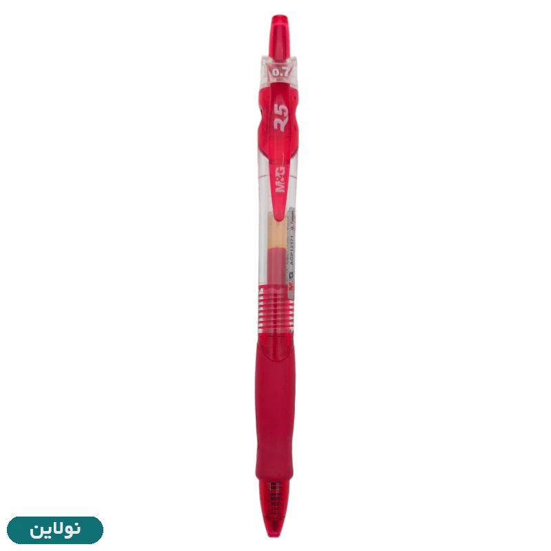 قیمت و خرید پک 3 عددی خودکار ژله ای فشاری ام اند جی ضخامت 0.7 میلی متری مدل R.5 کد AGP123R3 | نولاین