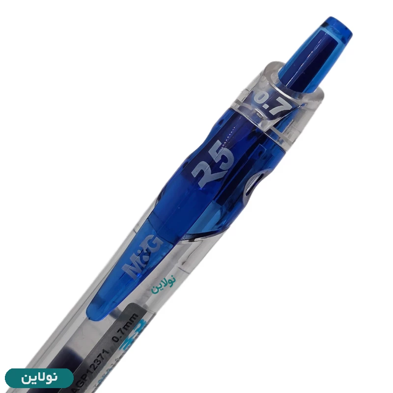 قیمت و خرید خودکار ژله ای فشاری ام اند جی ضخامت 0.7 میلی متری مدل R.5 بسته 8 رنگی کد AGP123R8 | نولاین
