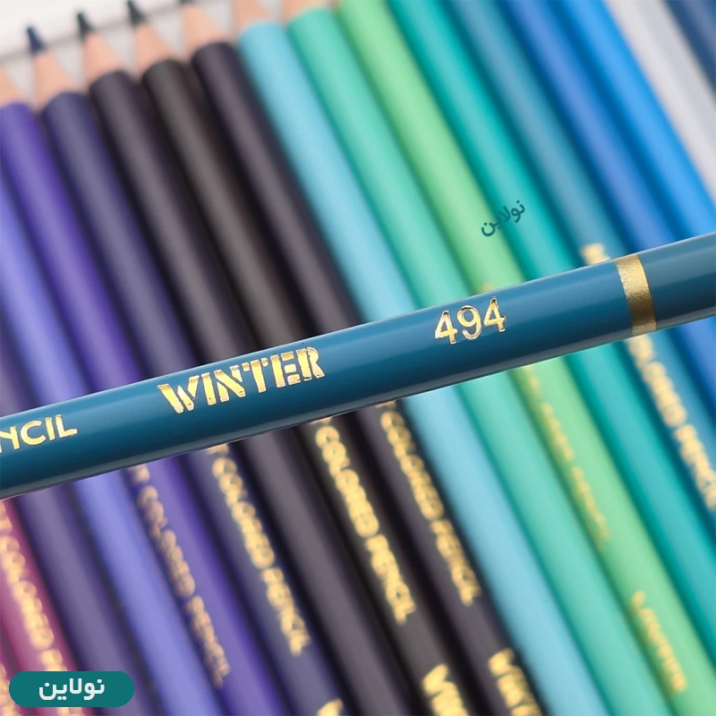 قیمت و خرید مداد رنگی 72 رنگ وینتر جعبه مقوایی کد cp-1172 winter | نولاین