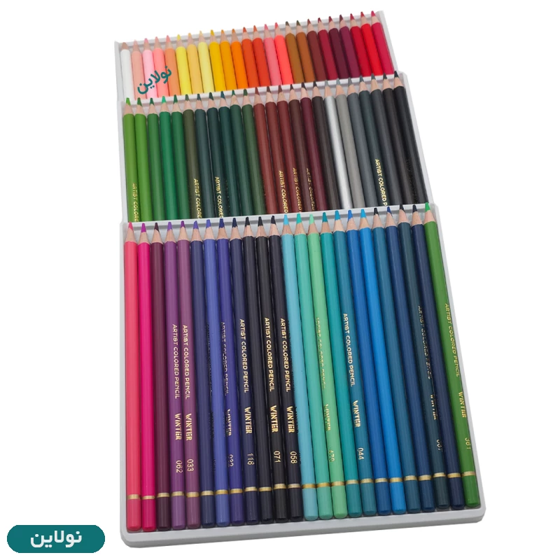 قیمت و خرید مداد رنگی 72 رنگ وینتر جعبه مقوایی کد cp-1172 winter | نولاین